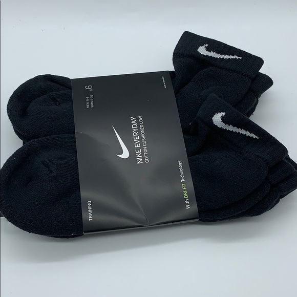 NIKE EVERYDAY COTTON CUSHIONED LOW TRAINING SOCKS - Picture 3 of 16